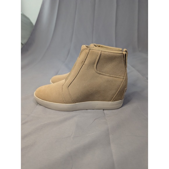 SOREL Out n About Pull On Wedge Womens Waterproof Suede Shoes Boots Size 7.5 - Picture 4 of 7